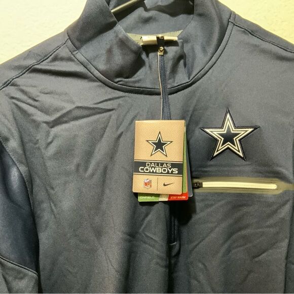 Nike NFL Dallas Cowboys Elite Coaches Quarter Zip Pullover Size small - Picture 6 of 6